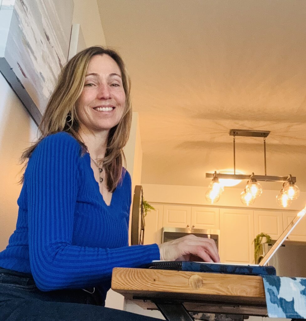 rebecca working